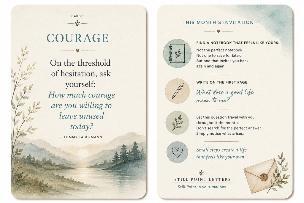 Still Point Letters – 6 months subscription